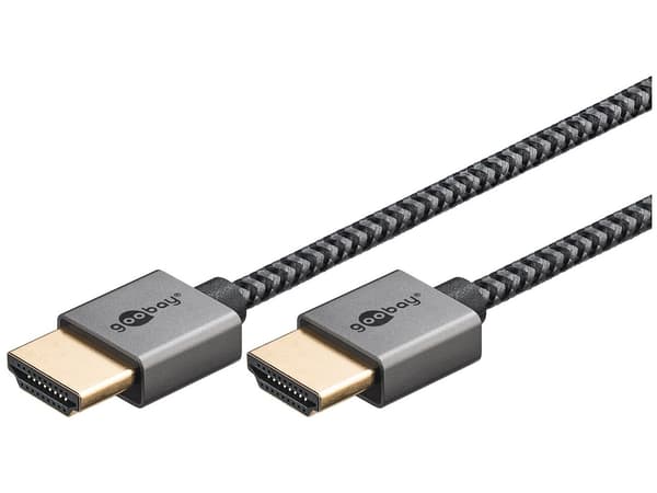 goobay Plus Series 2.0 Slim HDMI-kabel 4K 60Hz 2m