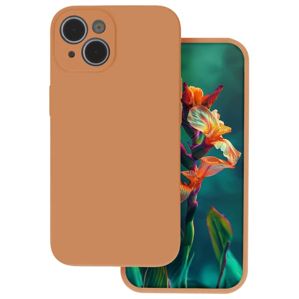 Silikonfodral till iPhone 17 Pro Max 6,9\" mandarin