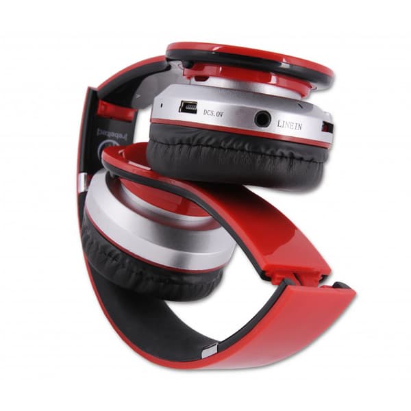 Rebeltec Bluetooth-hörlurar Crystal röd