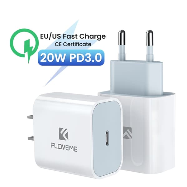 FLOVEME 20W PD Snabbladdning Type C