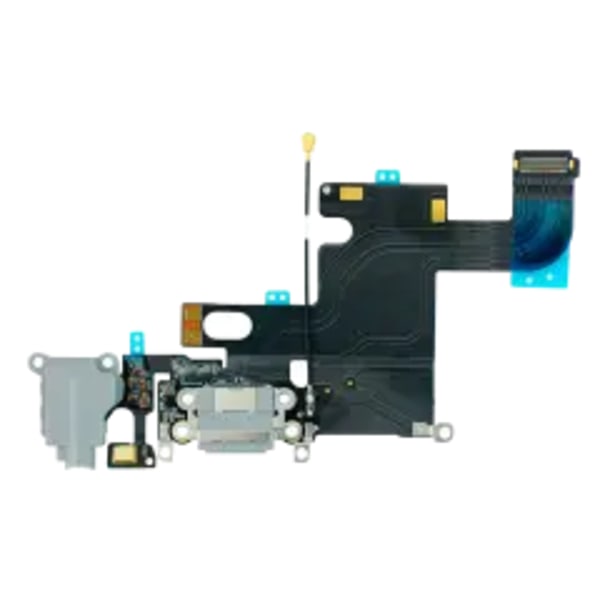 Laddningsport Flexkabel för iPhone 6 (Eftermarknad) (Silver)