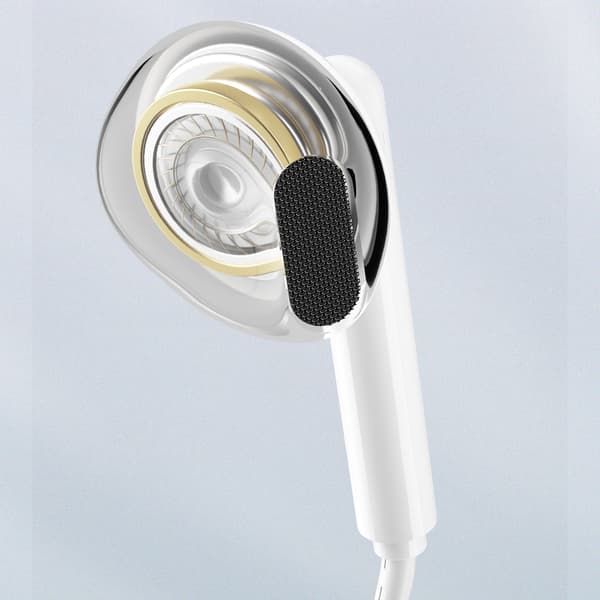 Dudao X3Pro in-ear hörlurar USB-C 1,2m vit