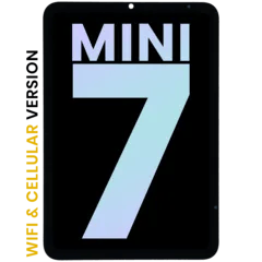 LCD-skärmmontering för iPad Mini 7 (2024) (WiFi / Cellular) (Äkta OEM) (Alla färger)