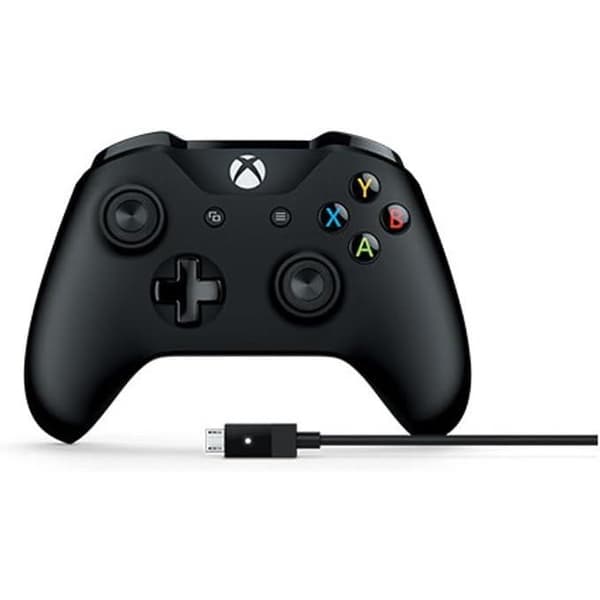 Microsoft Xbox trådlös handkontroll Svart Vit svart