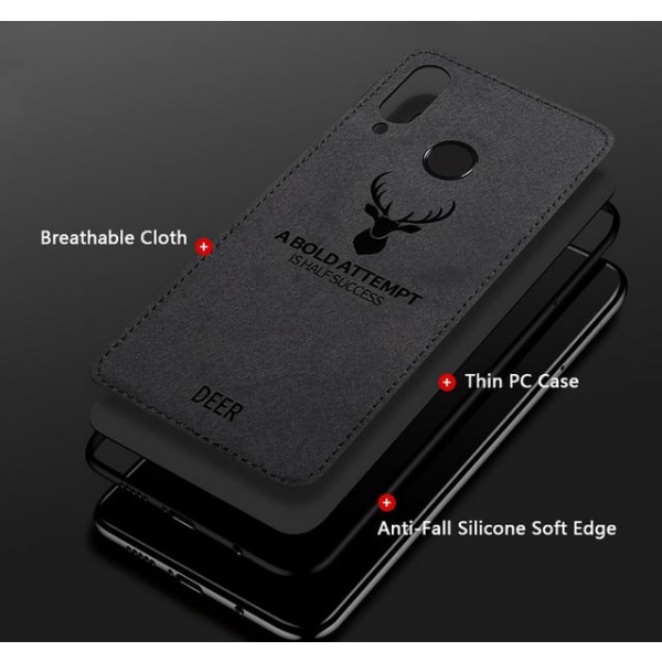 Deep Design fodral för one plus 7 pro grå Grey