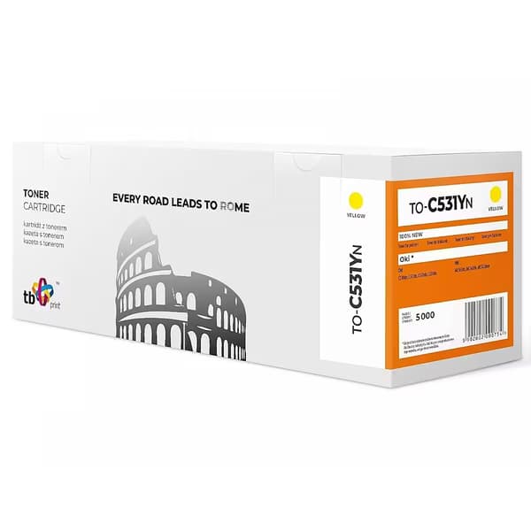 TB Print Gul 5000 sidor Toner TO-C531Yn gul