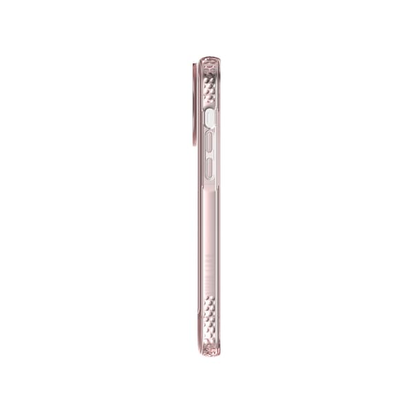 Silicone Case for iPhone 15 Pro Max - Clear Pink, Shockproof