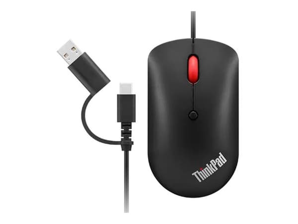 Lenovo ThinkPad Compact Optisk Kablet svart röd