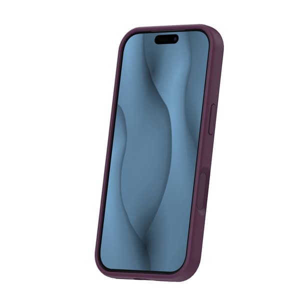 Silicone Thin Mag skal för iPhone 17 Pro Max / iPhone 18 Pro Max mörkt körsbär