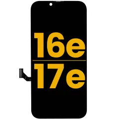 OLED-enhet kompatibel med iPhone 17e / 16e (renoverad)