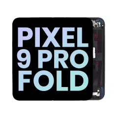 Inre OLED-skärmmontering med ram för Google Pixel 9 Pro Fold (Äkta OEM) (Carbon)