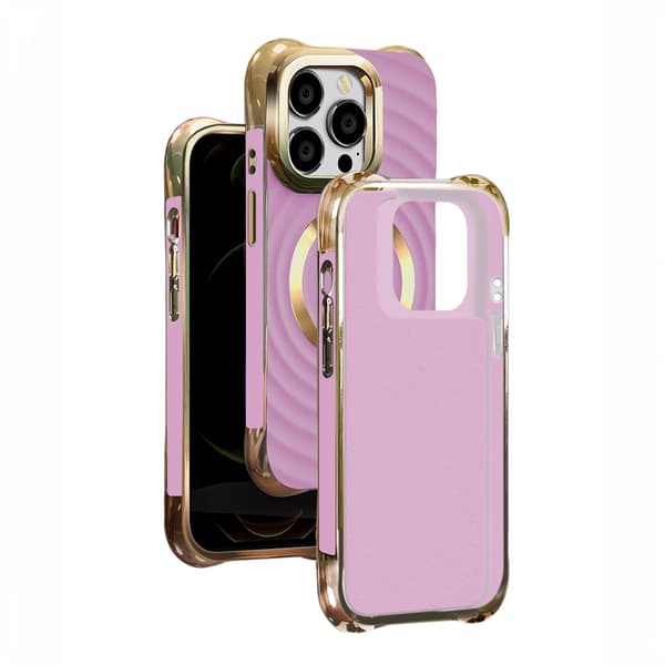 Circle Glam Mag skal för iPhone 14 Pro lila