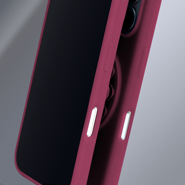 Silikonfodral för iPhone 14 6,1\" maroon
