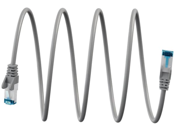 Goobay CAT 6A U/UTP 10m Grey grå