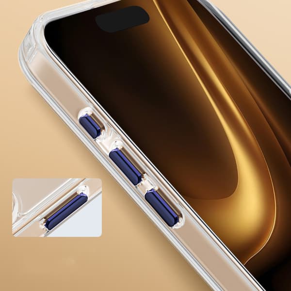 Clear Thin Mag-skal för iPhone 12 / 12 Pro 6,1'' blå