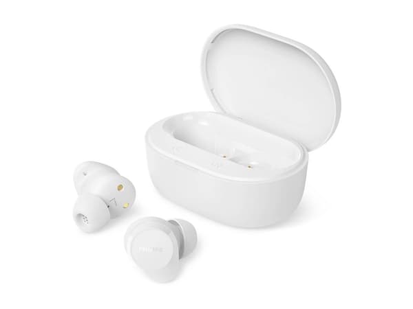 Philips TAT1300WT/00 TWS earbuds hörlurar vit vit