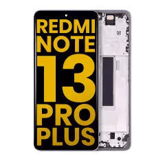 OLED-enhet med ram för Xiaomi Redmi Note 13 Pro Plus (renoverad) (lila) lila