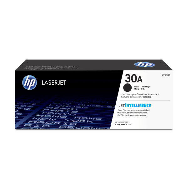HP 30A svart 1600 sidor Toner CF230A