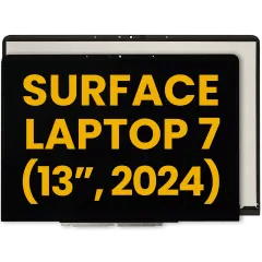 LCD-enhet med digitizer för Microsoft Surface Laptop 7 13\" (renoverad) (svart) svart
