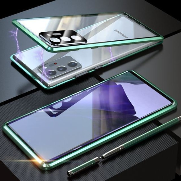 Megneto fodral för Samsung Note 20 ultra grön Green