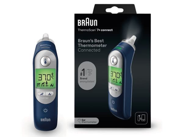 Braun ThermoScan 7+ Connect IRT6575 Termometer Blå