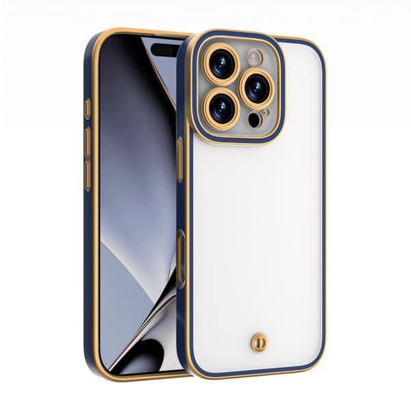 Silky Gold-fodral till iPhone 16 6,1\" blå