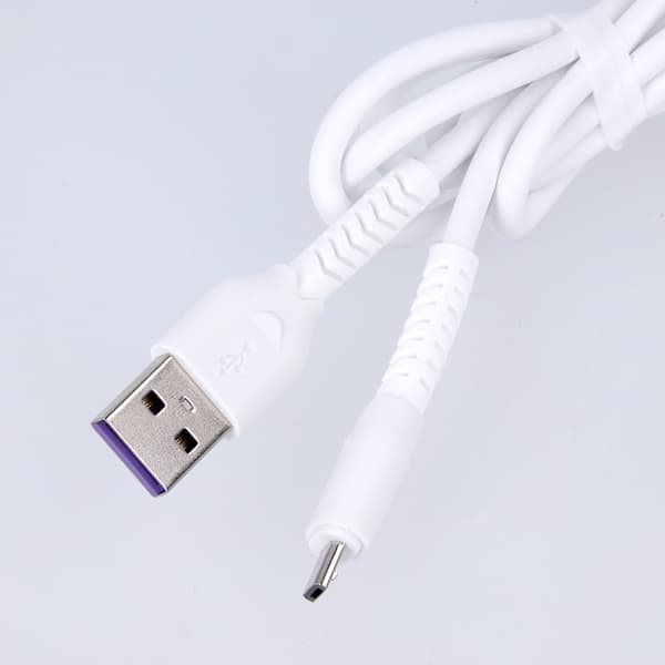 Maxlife MXUC-04-kabel USB - microUSB 1,0 m 3A vit