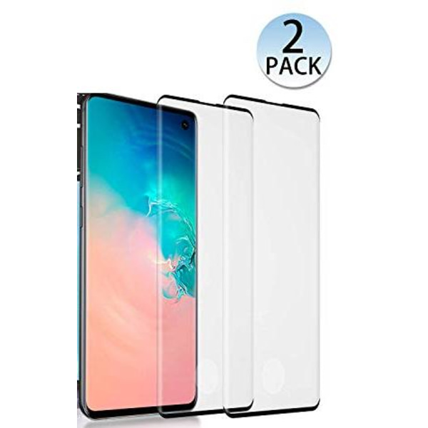 2 st hög kvalitet  heltäckande plexiglas för Samsung s10