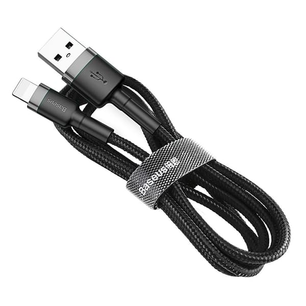 Baseus-kabel Cafule USB - Lightning 3,0 m 1,5A gråsvart svart