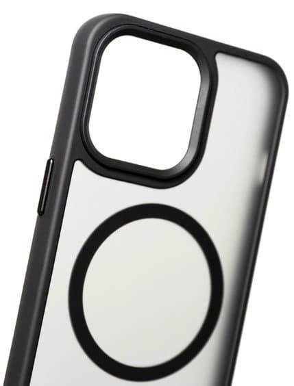 MagSafe silikonskal för iPhone 16 svart