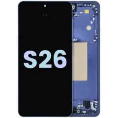 OLED-enhet med ram för Samsung Galaxy S26 5G (Service Pack) (Koboltviol) lila