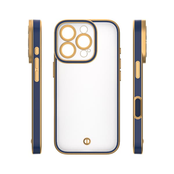 Silky Gold skal för iPhone 16 6,1\" blå