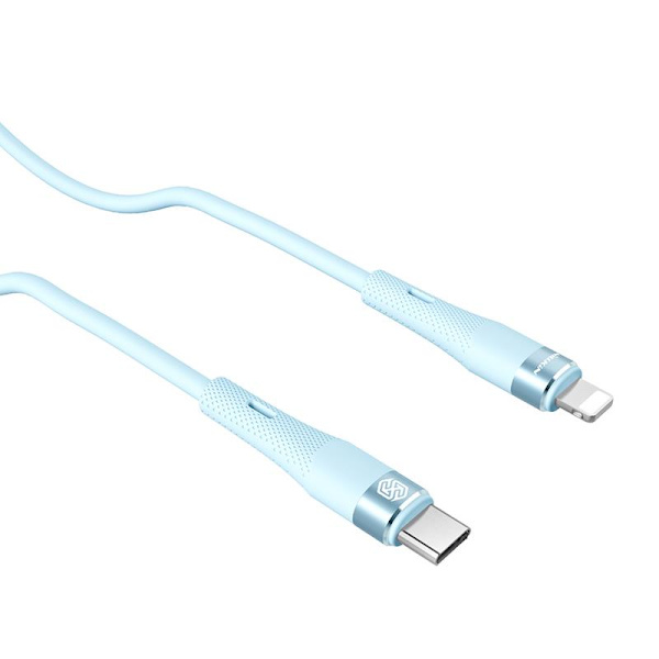 NILLKIN DATA KABEL FLOWSPEED SILIKON TYP-C/LIGHTNING PD 27W BLÅ