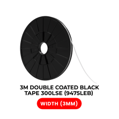 Dubbelsidig höghållfast polyestertejp 300LSE (3MM x 25M) (3M Modell # 9475LEB)