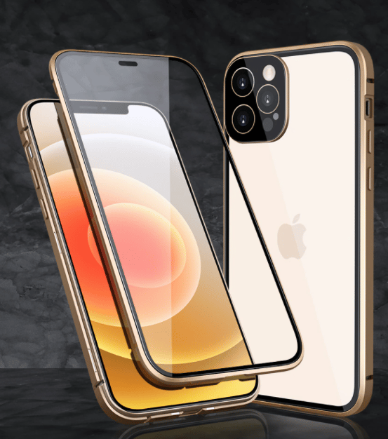 Metallskal för iPhone 12 mini guld