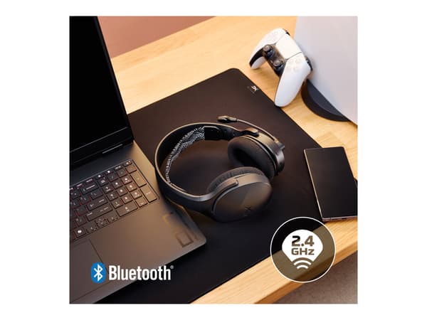 HyperX Cloud Jet Wireless Black Gaming trådlös hörlurar svart