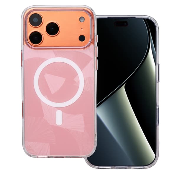 Flash Mag skal för iPhone 17 Pro rosa