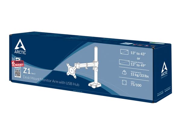 ARCTIC Skrivebordsmontering LCD display Up to 34 / 38' (ultra-wide)