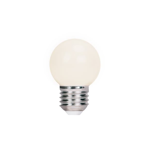 Forever Light LED-lampa E27 G45 2W 230V varmvit 5st vit