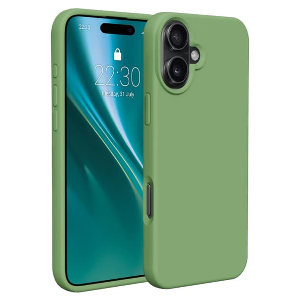 Etteri Silikonskal för iPhone 16 Plus ljusgrön grön