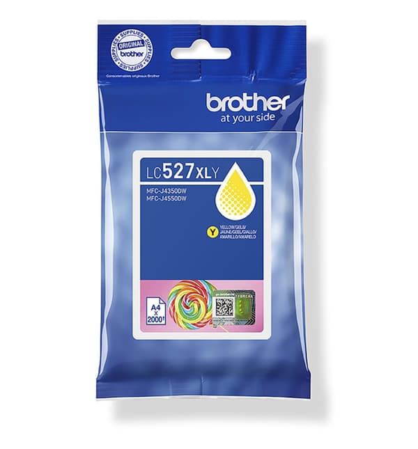 Brother LC527XLY Gul 2000 sidor bläck