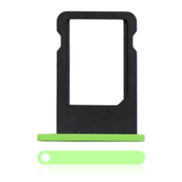 SIM-kortsfack för iPhone 5C (grön)