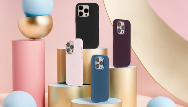 Satin Elegant skal för iPhone 11 mörkblå