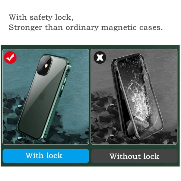 doubel case för Samsung S21|grön