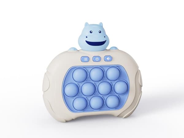 FÄRDIGHETSSPEL FLODHÄST (POP IT) BLÅ