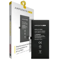 Ersättningsbatteri för iPhone 13 Mini (AmpSentrix Pro)