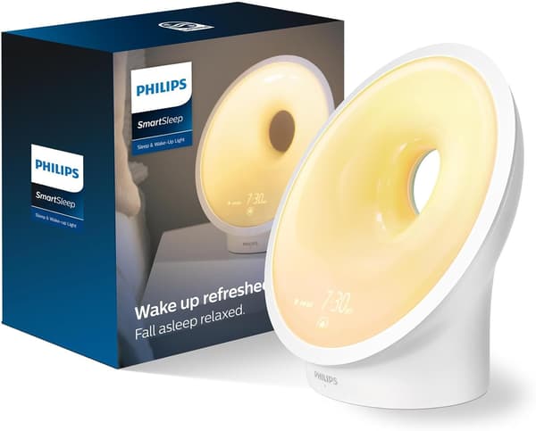 Philips Skinnende vit Opvågningslys HF3651
