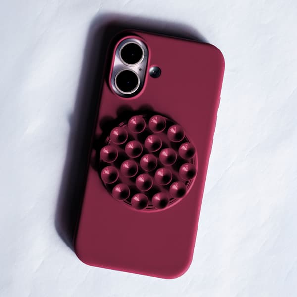 Silikonskal för iPhone 17 Air maroon