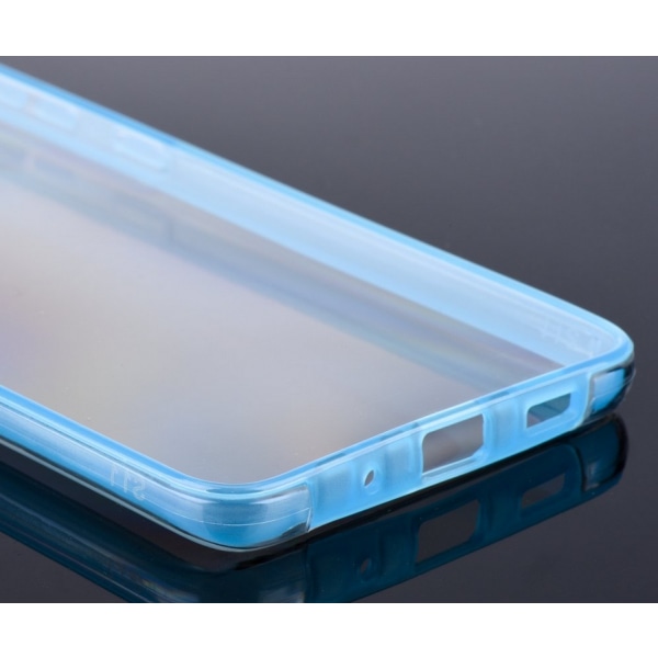 2 delar silikon fodral för samsung A42 blå