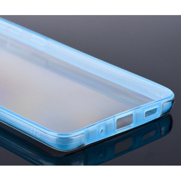 2 delar silikon fodral för samsung S21plus blå